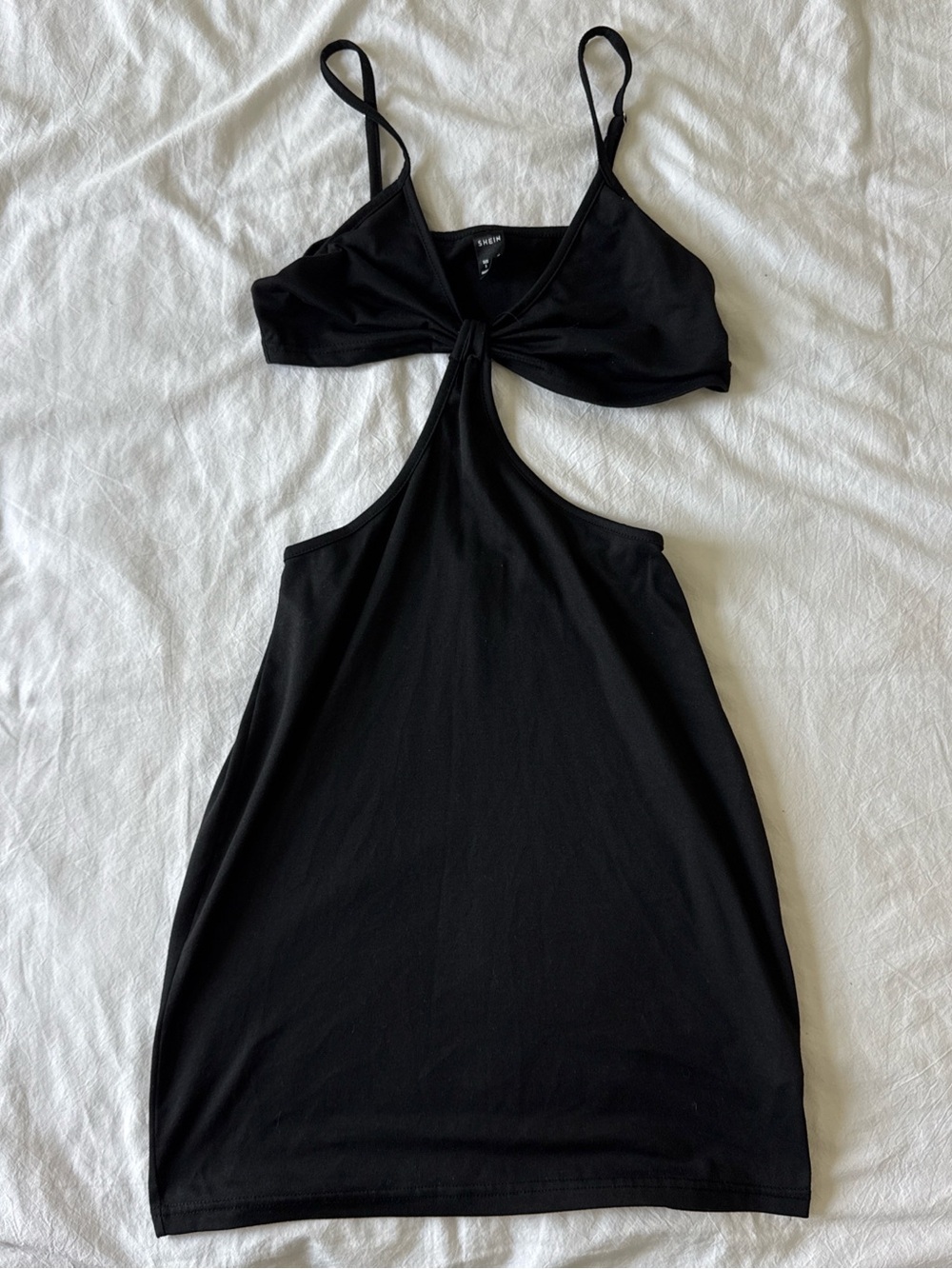 SHEIN Black Cutout Bodycon Dress
